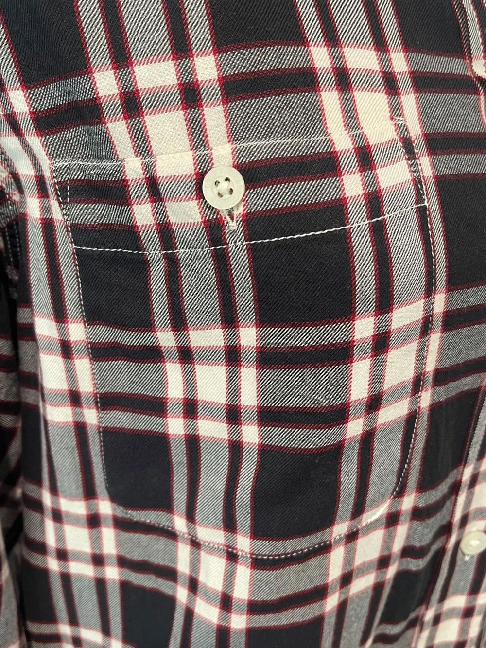 Ralph Lauren Plaid Preppy Cotton Button Down Shirt With Roll Tab Sleeve Size L - Picture 2 of 8